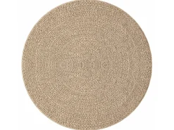 Alfombra ZIZUR apariencia de yute interior y exterior 160 cm ES20165