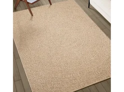 Alfombra ZIZUR apariencia de yute interior y exterior 60x110 cm