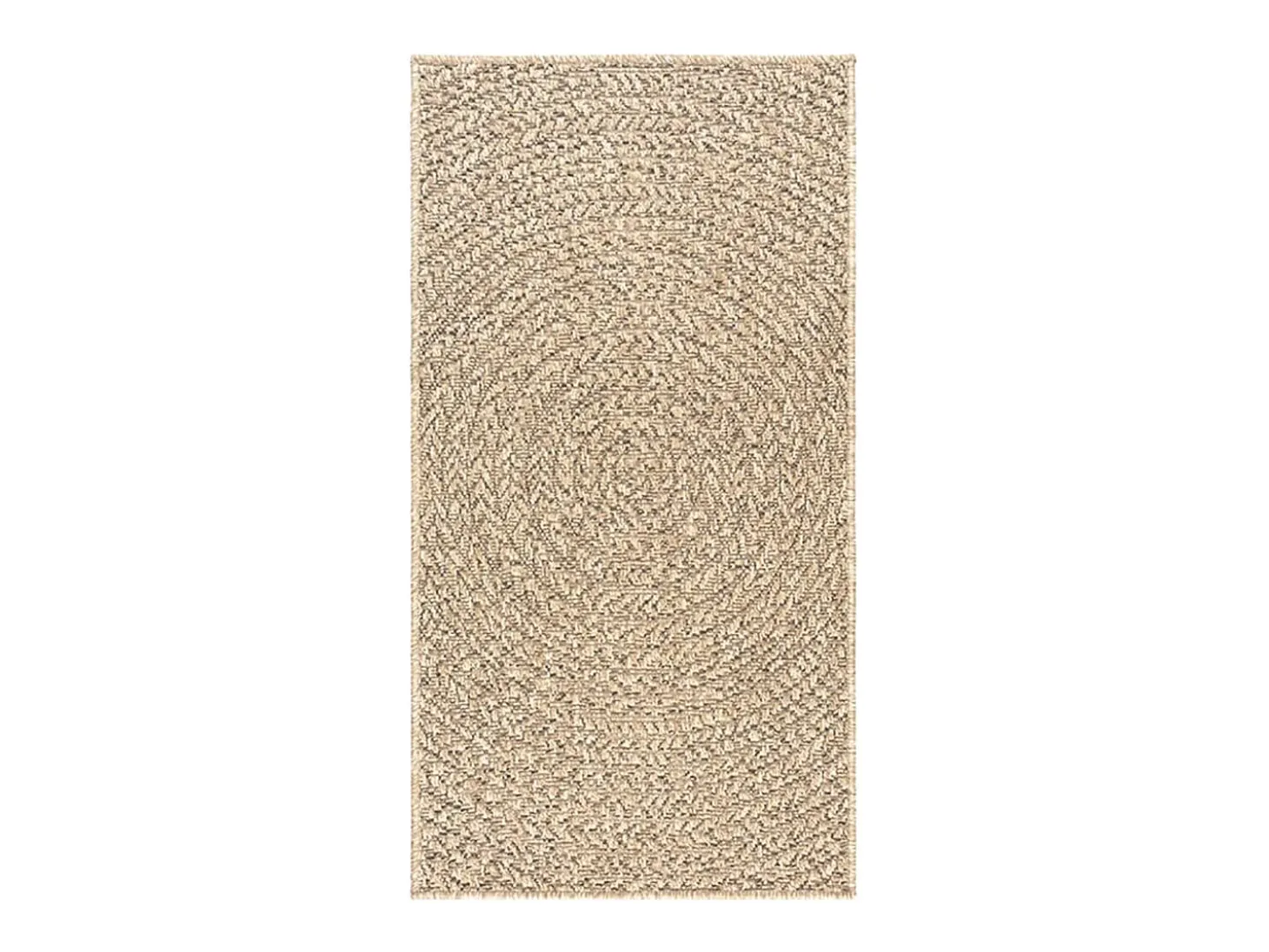 Alfombra ZIZUR apariencia de yute interior y exterior 60x110 cm