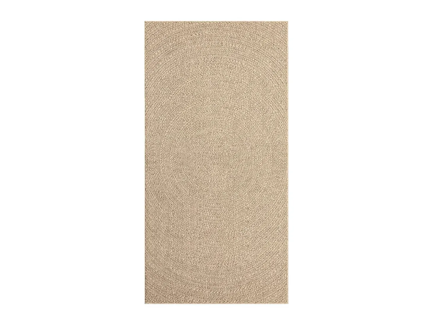 Alfombra ZIZUR apariencia de yute interior y exterior 80x150 cm ES26262