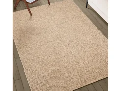 Alfombra ZIZUR apariencia de yute interior y exterior 80x200 cm