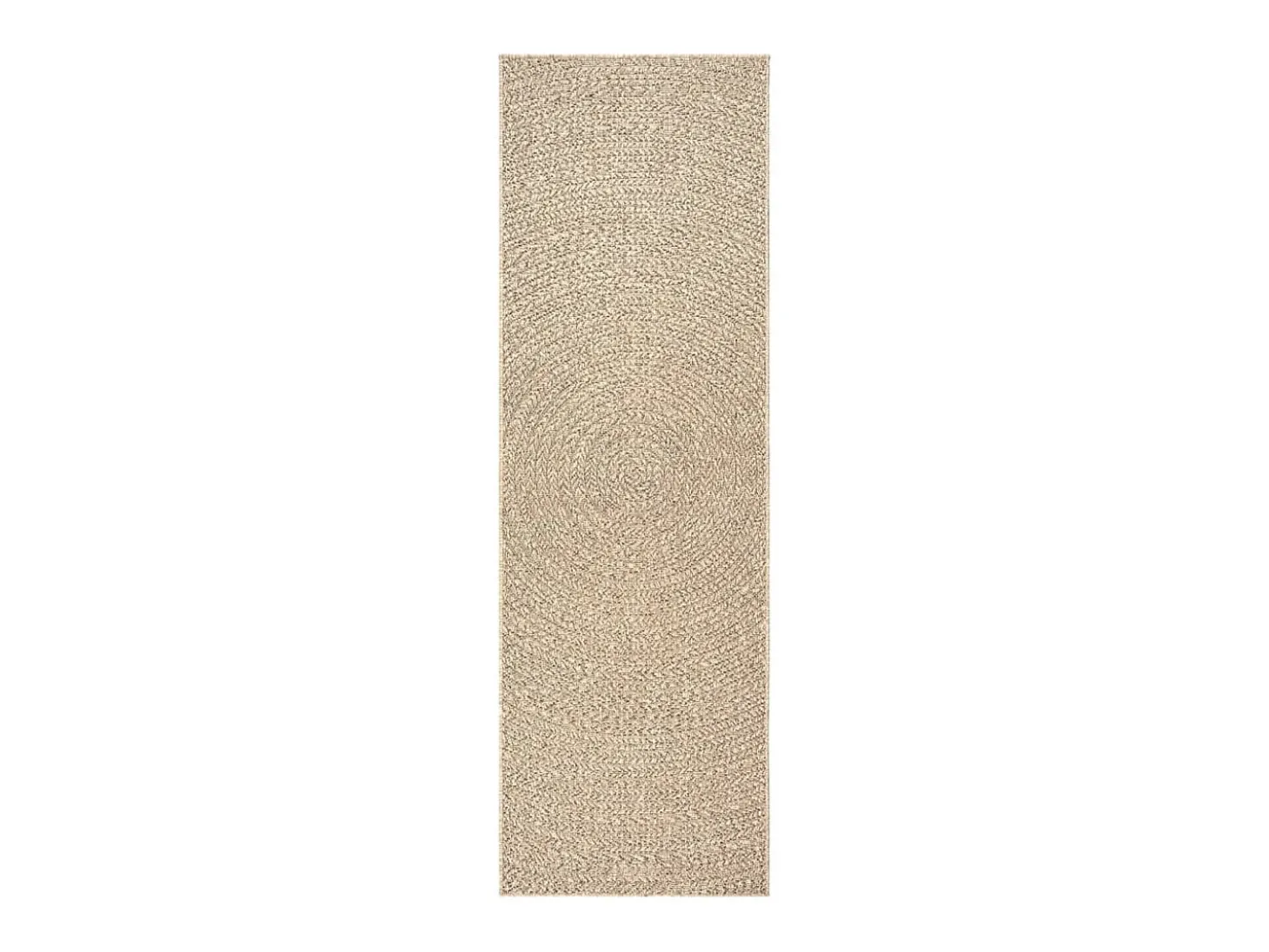 Alfombra ZIZUR apariencia de yute interior y exterior 80x200 cm