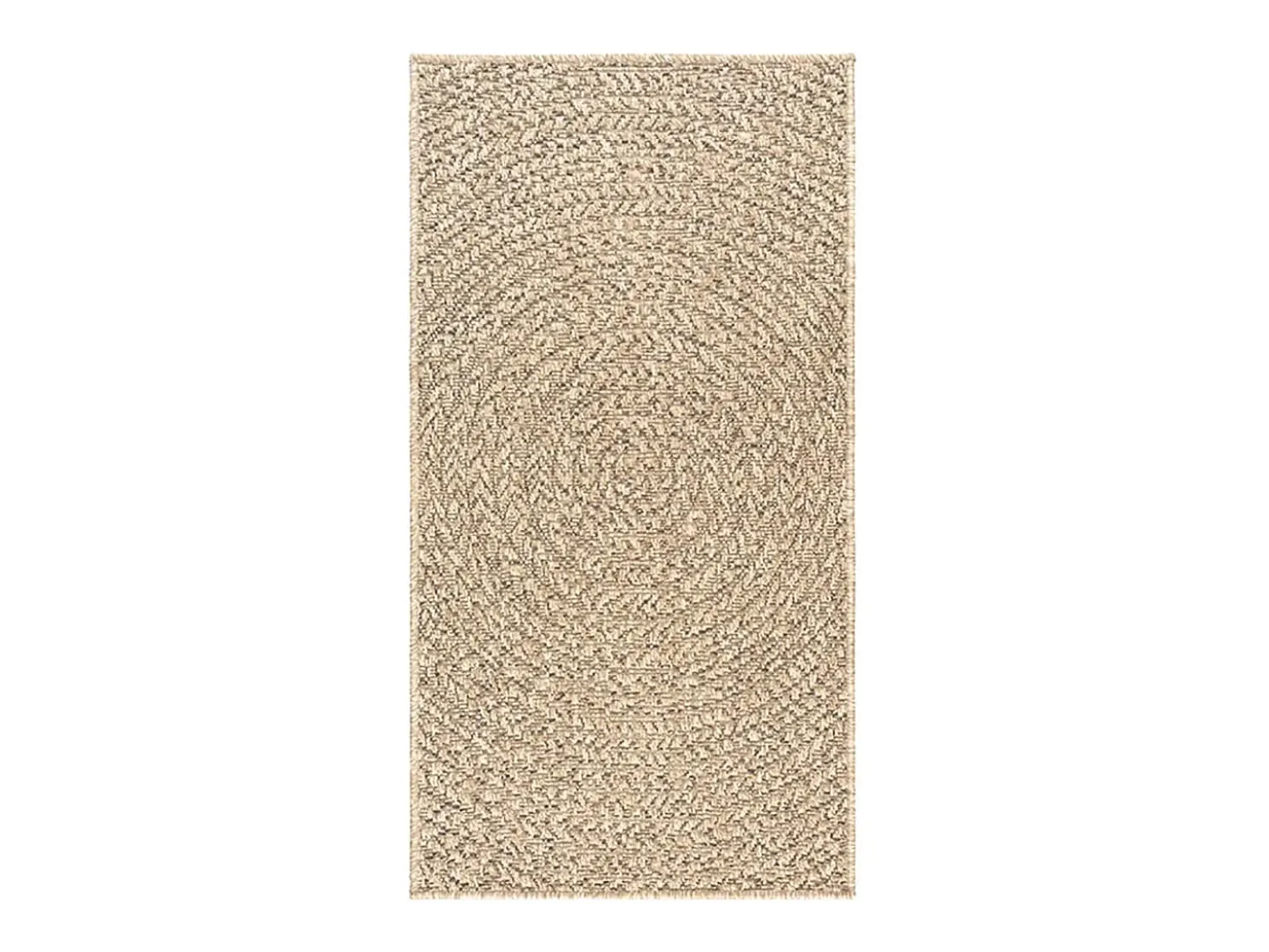 Alfombra ZIZUR apariencia de yute interior exterior 100x200 cm