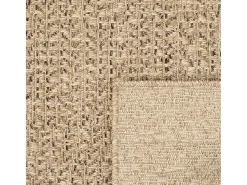 Alfombra ZIZUR apariencia de yute interior exterior 100x200 cm