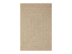 Alfombra ZIZUR apariencia de yute interior y exterior 140x200cm ES43516