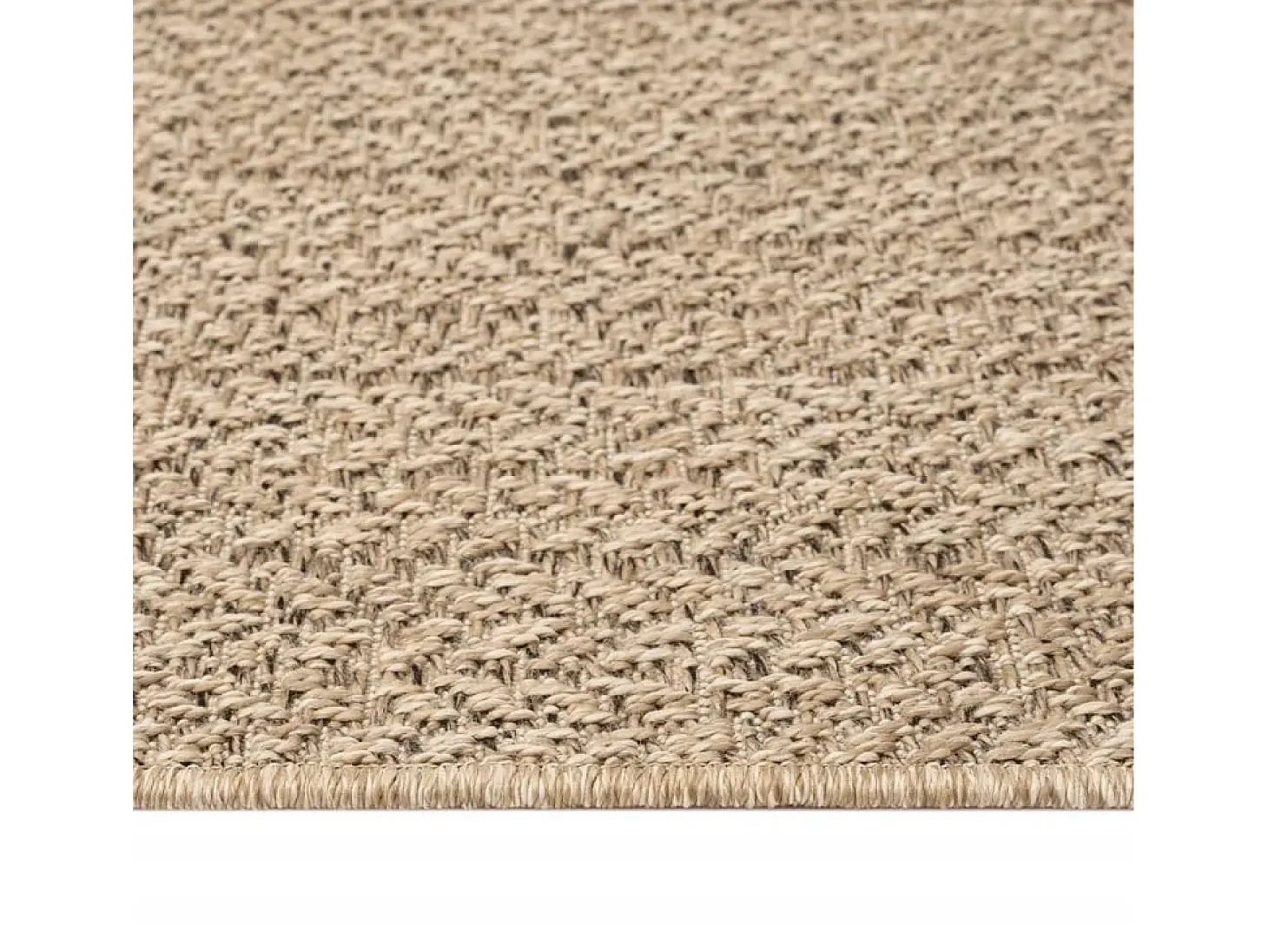 Alfombra ZIZUR apariencia de yute interior y exterior 60x110 cm