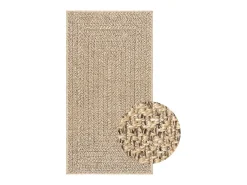 Alfombra ZIZUR apariencia de yute interior y exterior 60x110 cm
