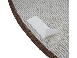 Alfombrilla para escalones MCW-G49 (juego de 15), media caña, marrón