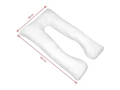 Almohada de embarazo blanca 90x145 cm ES560566