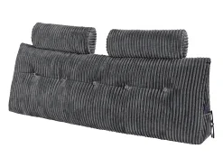 Almohada de Lectura SucceBuy con Bolsillos Laterales y Apoyacabezas, Almohada de Cabecera, Almohada en Flanela Lavable, Soporte Cómodo para Leer
