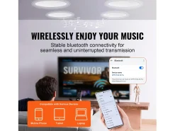 Altavoces de Techo SucceBuy Lote de 4 Bluetooth 17cm 150 W de Montaje Empotrado en la Pared, Sistema de Altavoces Empotrados en Techo y Pared