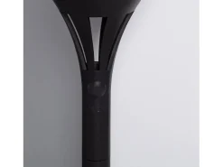 Antorcha LED Solar Efecto Llama con Pincho 1W 78cm Negro