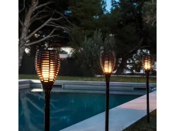 Antorcha solar con efecto de llama H80CM MAITY