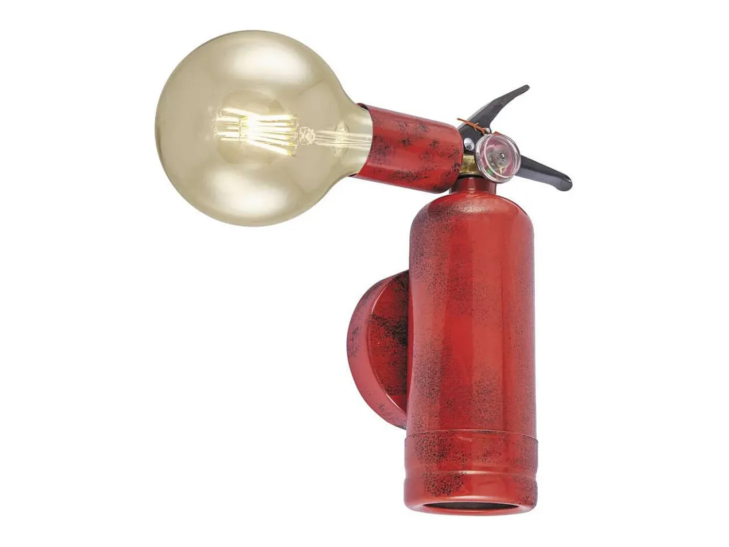 Aplique a pared modelo Harry acabado rojo 26 cm(alto) 11 cm(ancho) 16 cm(fondo
