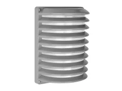 Aplique Achernar Gris En Aluminio Con Ip 44 Para Exterior