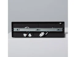 Aplique Aluminio Gylu 2 Focos para Bombilla GU10 Negro