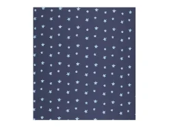 Aplique de algodón azul