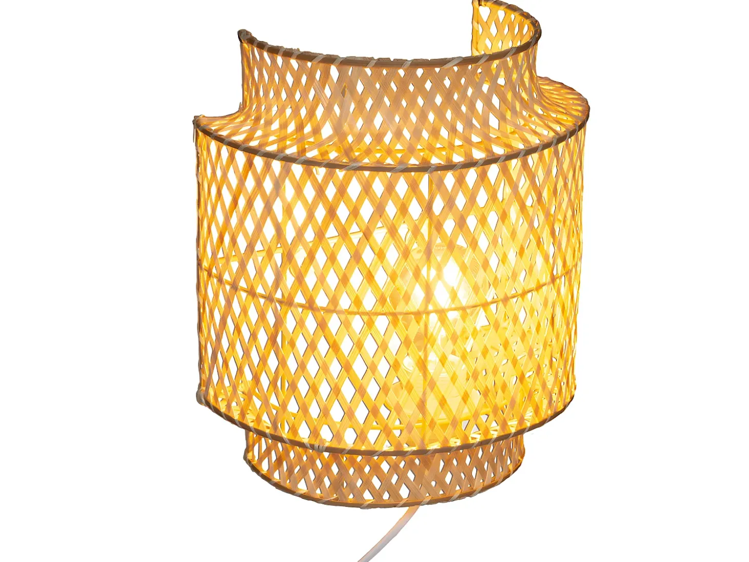 Aplique de bambú Ø 23 cm