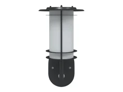 Aplique de exterior con sensor acero inoxidable negro ES439906