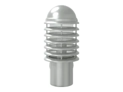 Aplique de exterior de acero inoxidable plateado ES131957