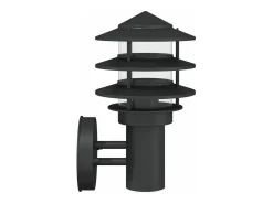 Aplique de exterior de acero inoxidable negro ES864724