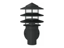 Aplique de exterior de acero inoxidable negro ES864724
