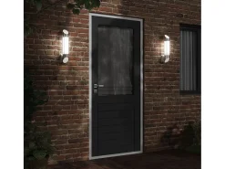Aplique de exterior de acero inoxidable plateado ES291281