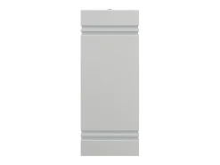 Aplique de exterior de acero inoxidable plateado ES673347