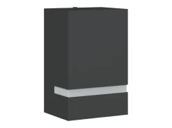 Aplique de exterior de acero inoxidable negro ES932531