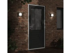 Aplique de exterior de acero inoxidable negro ES373257