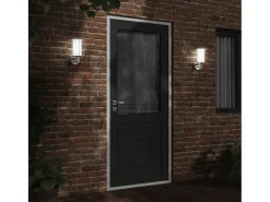 Aplique de exterior de acero inoxidable plateado ES391444