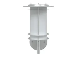 Aplique de exterior de acero inoxidable plateado ES391444