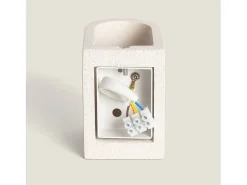 Aplique de Pared Cemento Iluminación Doble Cara Kediri Beige