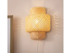 Aplique de Pared de Bambú Nagua Natural