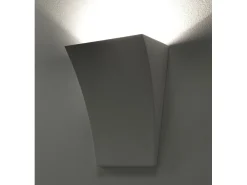 Aplique de pared de cerámica blanca de diseño minimalista Tampa