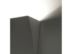 Aplique de pared de cerámica blanca de diseño minimalista Tampa