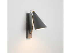 Aplique de pared de Metal Gris 29 x 12- Lawa
