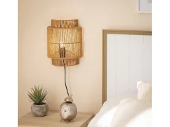 Aplique de Pared de Ratán Kirito Natural