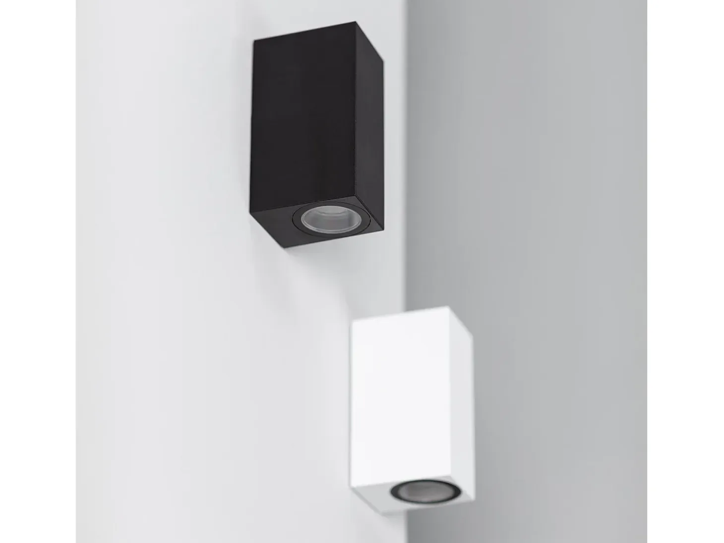 Aplique de Pared Exterior Iluminación Doble Cara Miseno Blanco Blanco