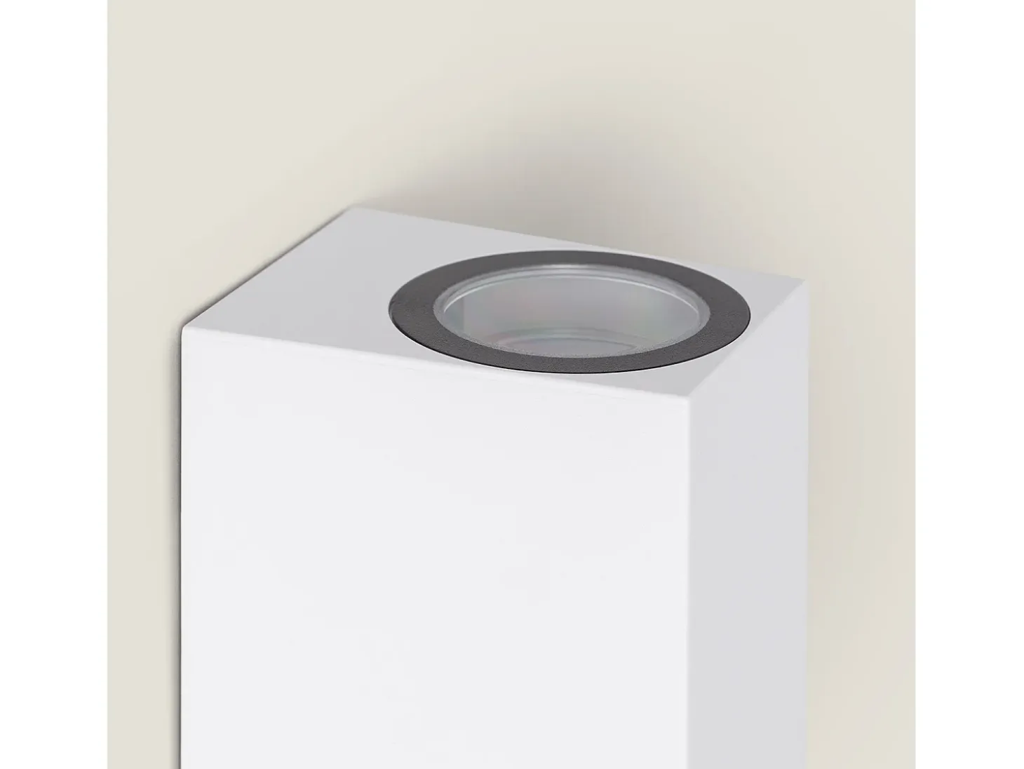 Aplique de Pared Exterior Iluminación Doble Cara Miseno Blanco Blanco
