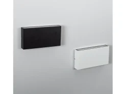 Aplique de Pared Exterior LED 10W Iluminación Doble Cara Rectangular Negro Luming II