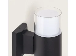Aplique de Pared Exterior Aluminio Docker Negro