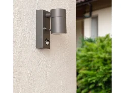 Aplique de Pared Exterior Acero Inoxidable con Sensor PIR Stone Antracita