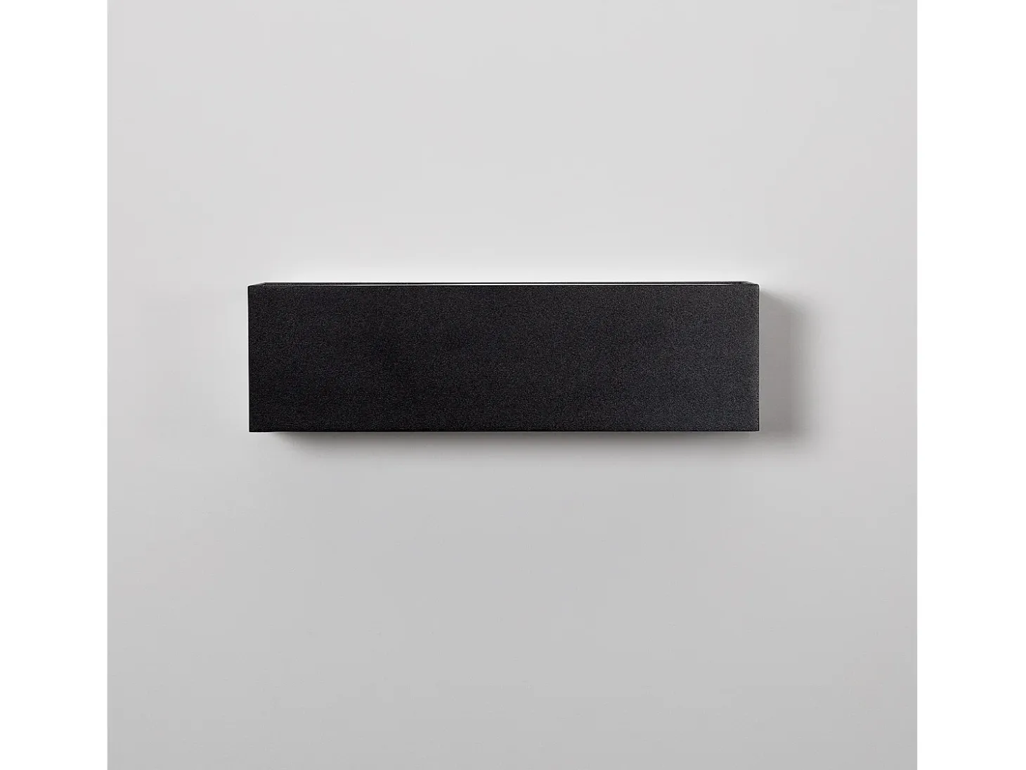 Aplique de Pared Exterior LED 10W Iluminación Doble Cara Rectangular Negro Lena 4000K Blanco Neutro