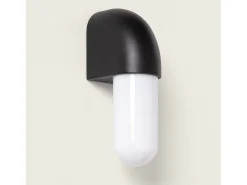 Aplique de Pared Exterior Aluminio Anturio Negro