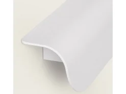 Aplique de Pared Exterior LED 12W Aluminio Agerato Blanco