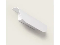 Aplique de Pared Exterior LED 12W Aluminio Agerato Blanco