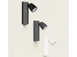 Aplique de Pared Exterior Aluminio Abel Blanco