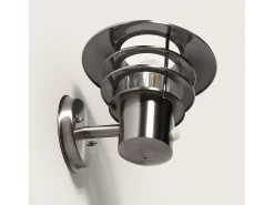 Aplique de Pared Exterior de Acero Inoxidable Stage con sensor PIR Plateado