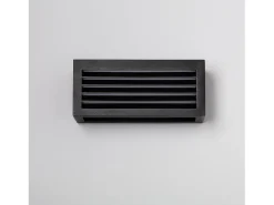 Aplique de Pared Exterior Metal Verina Negro